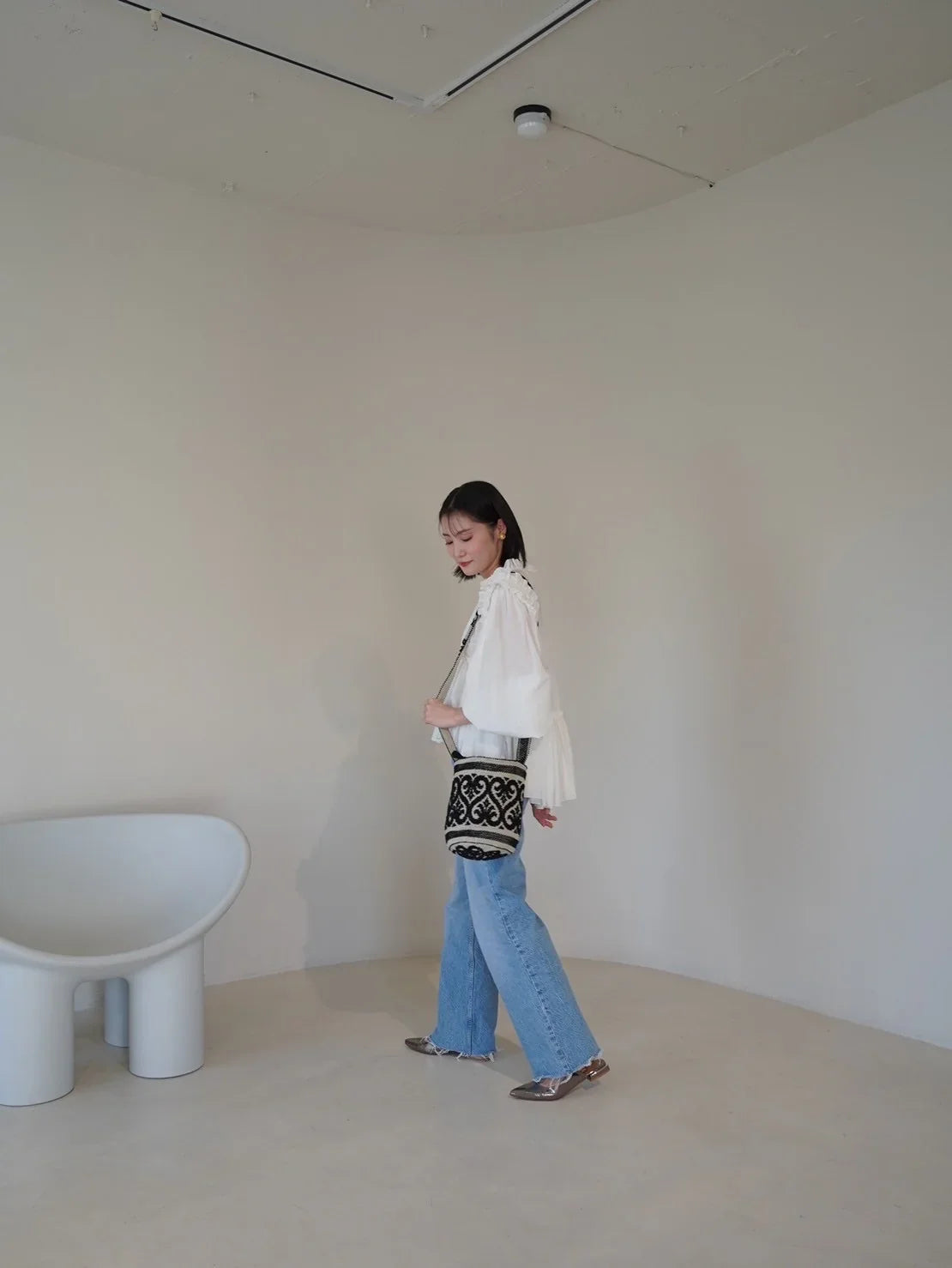 Secchiello Fiocco Lecceseバケットフィオッコレッチェーゼネロ(黒) - aLORS online store