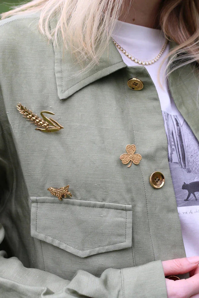 Veste avec broches【Déméter】masculin - aLORS online store