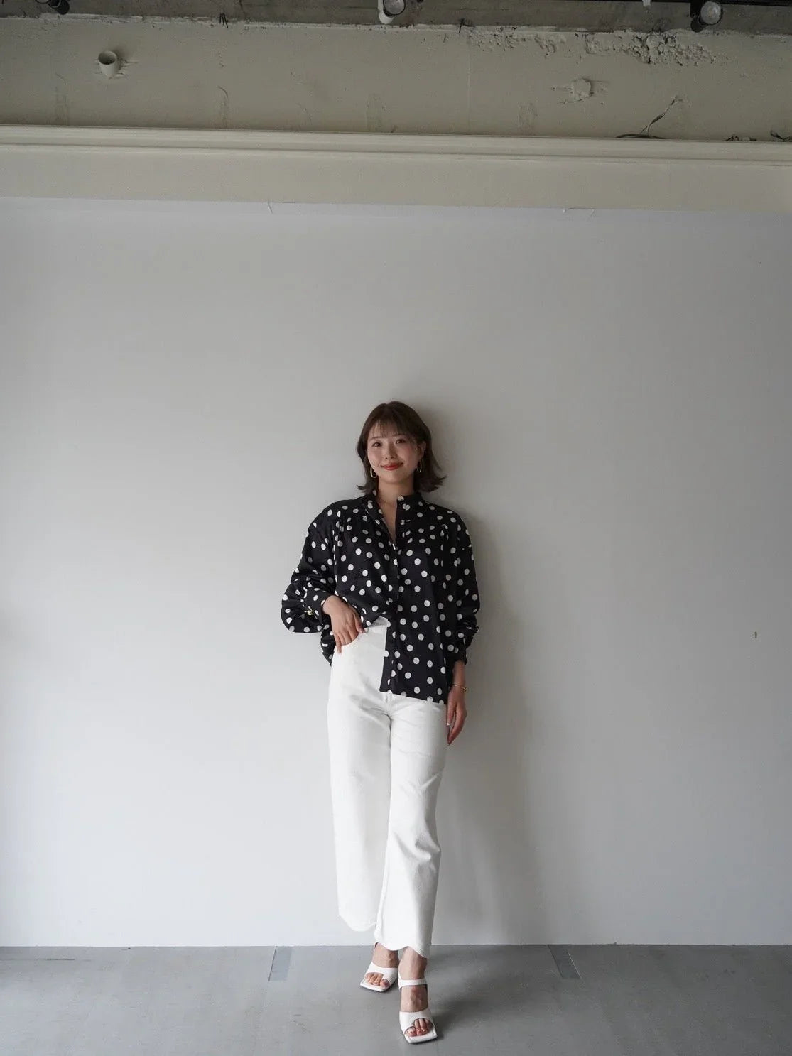 Pantalon chino 【a】ホワイト - aLORS online store