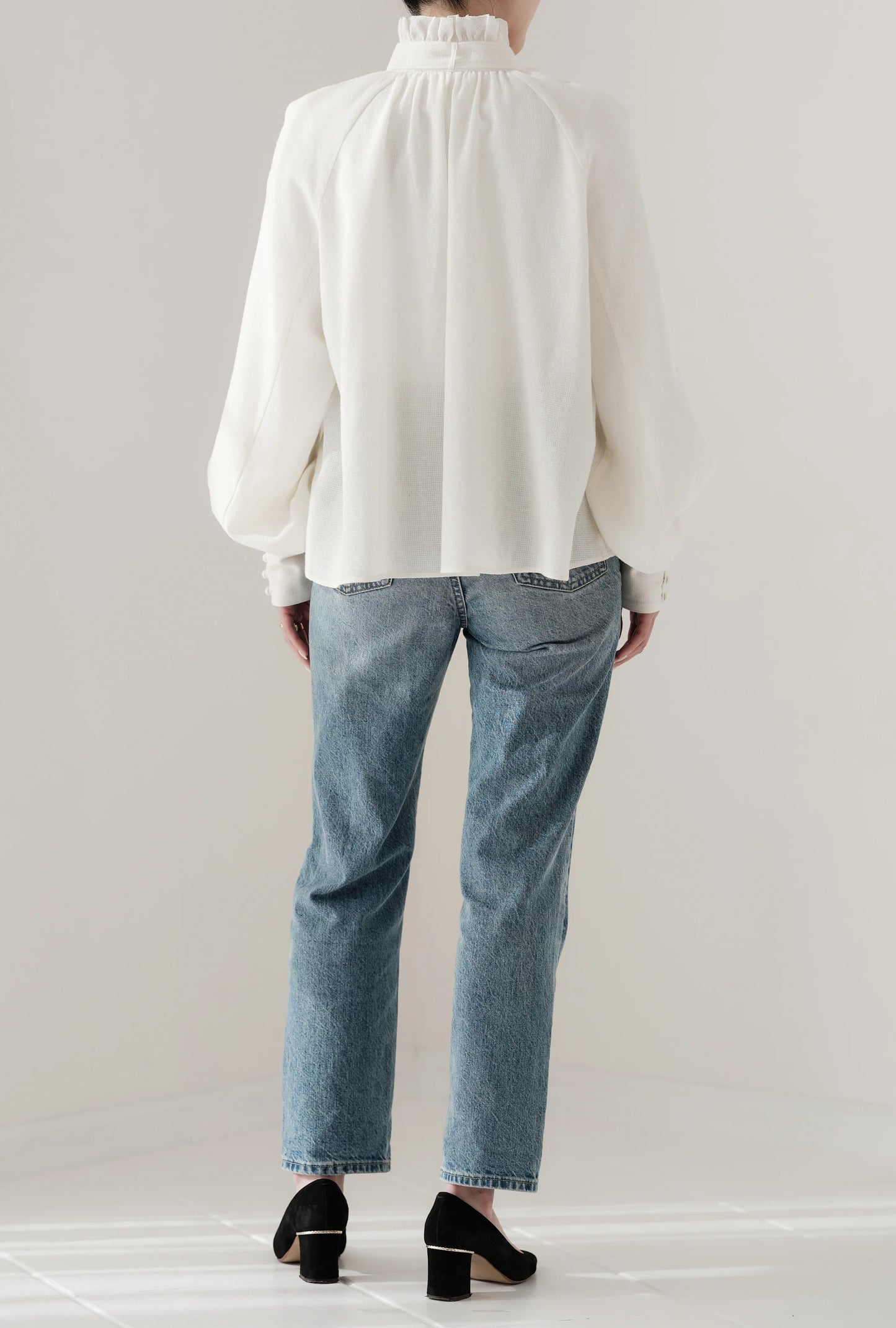 Blouse à volants et nœud papillon "Lilly"　 - aLORS online store