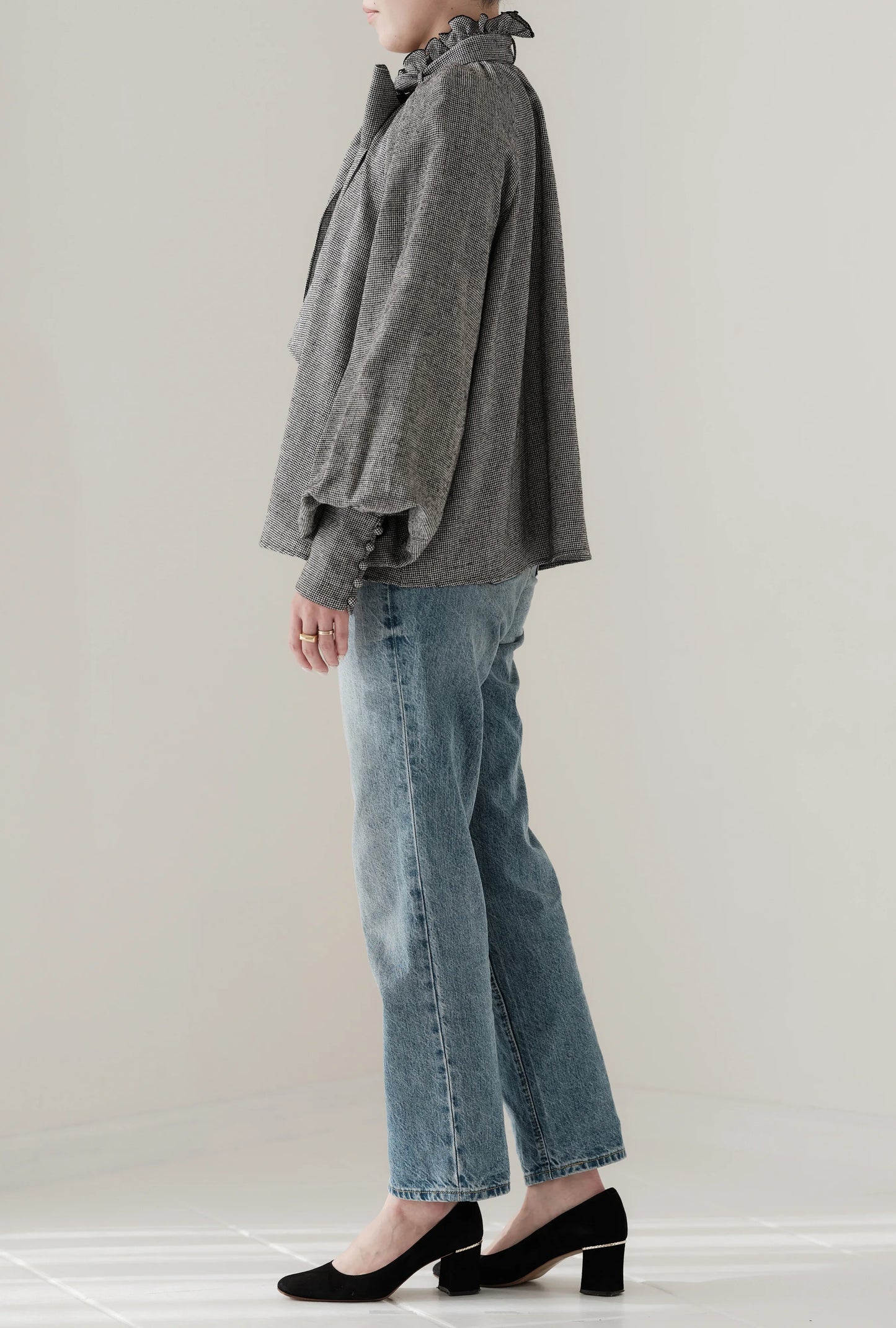 Blouse à volants et nœud papillon "Lilly"　 - aLORS online store