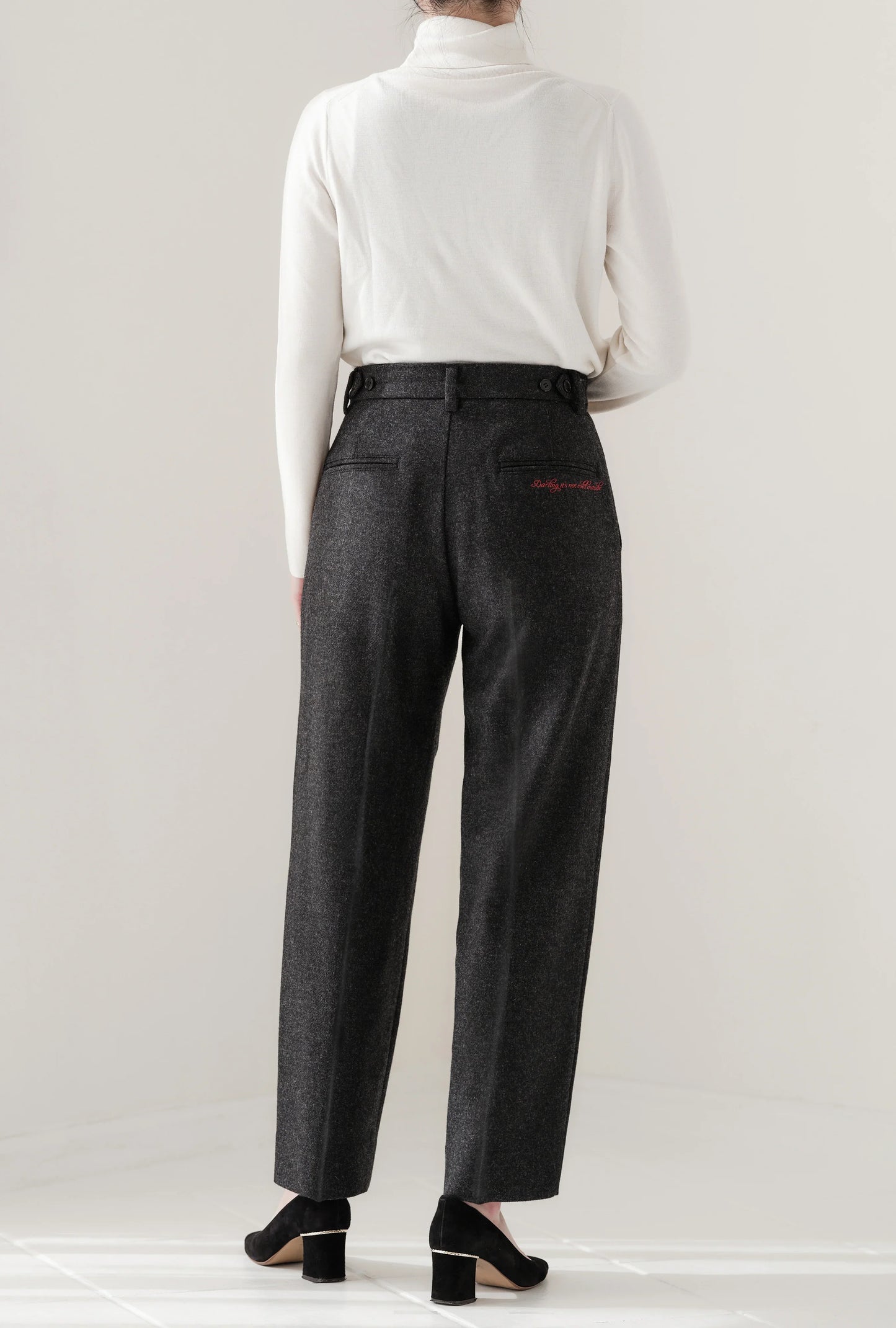 Pantalon fuselé en tweed MOON "Bonnie" - aLORS online store
