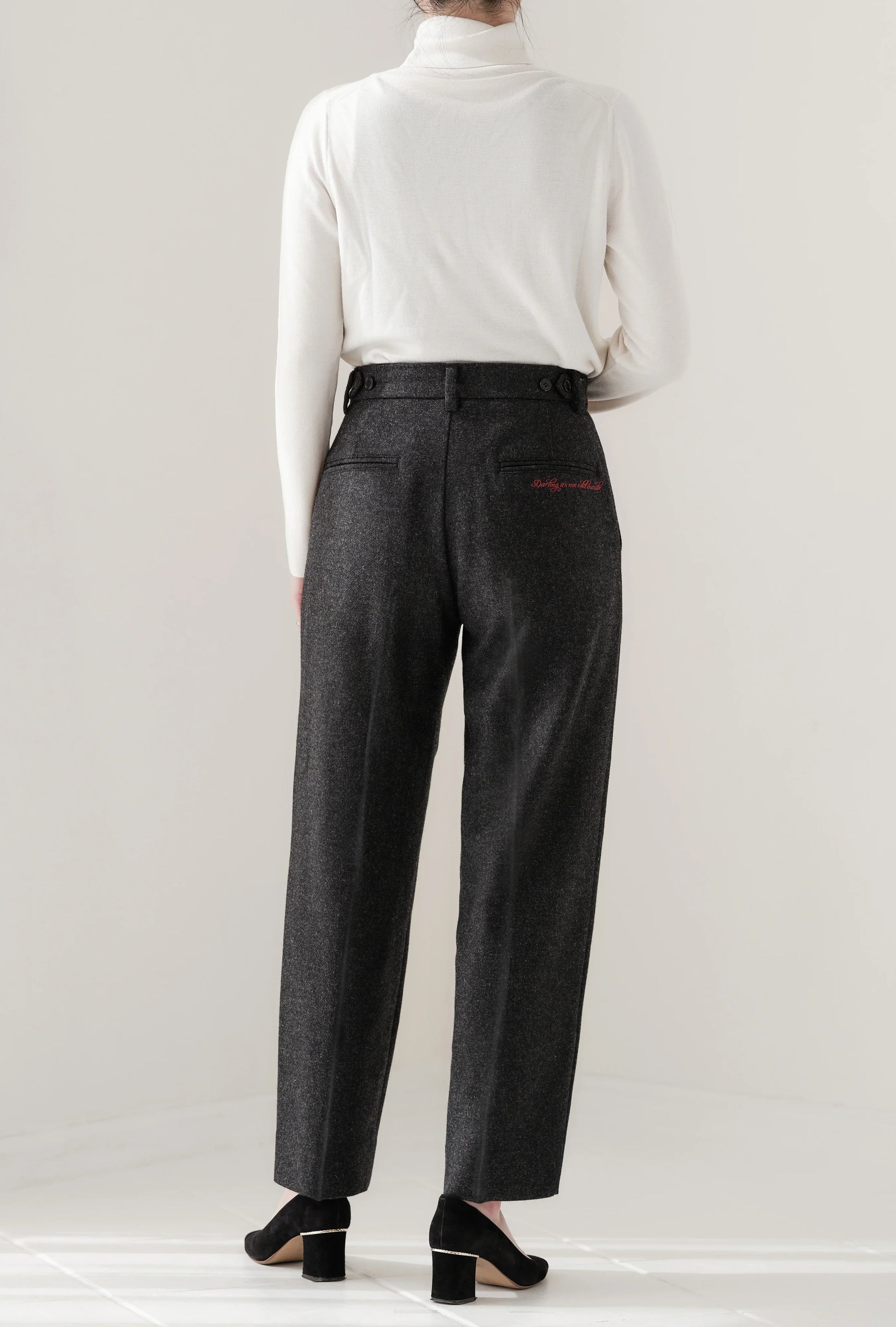 Pantalon fuselé en tweed MOON "Bonnie" - aLORS online store