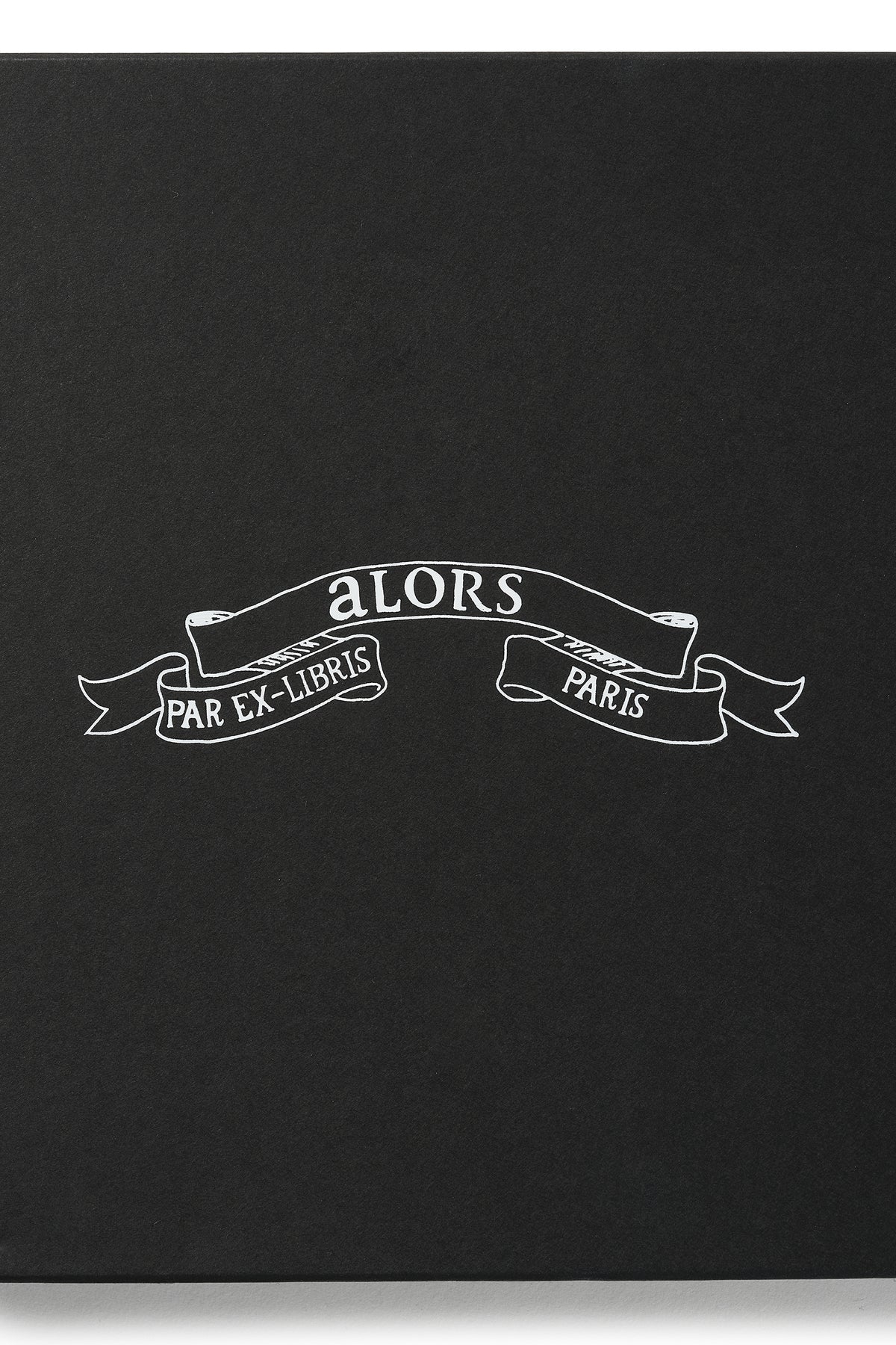 Foulard Ex-libris Paris x aLORS -une collaboration d’exception(ダークネイビーx アイボリー) 90x90cm　スカーフ