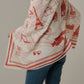 Foulard Ex-libris Paris x aLORS -une collaboration d’exception(オレンジx アイボリー) 140x140cm スカーフ
