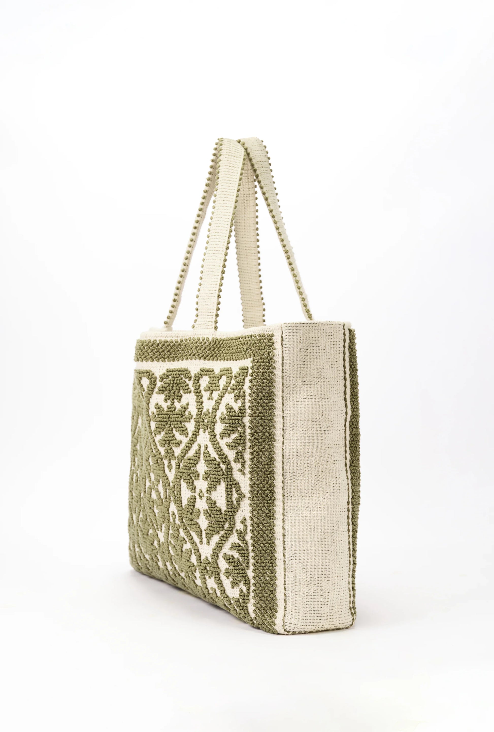 Tote Fiocco Leccese　トートフィオッコレッチェーゼ　オリーブ（セージカーキ） - aLORS online store