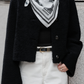 Foulard Ex-libris Paris x aLORS - An Exceptional Collaboration (Ivory x Bordeaux) 90x90cm Scarf