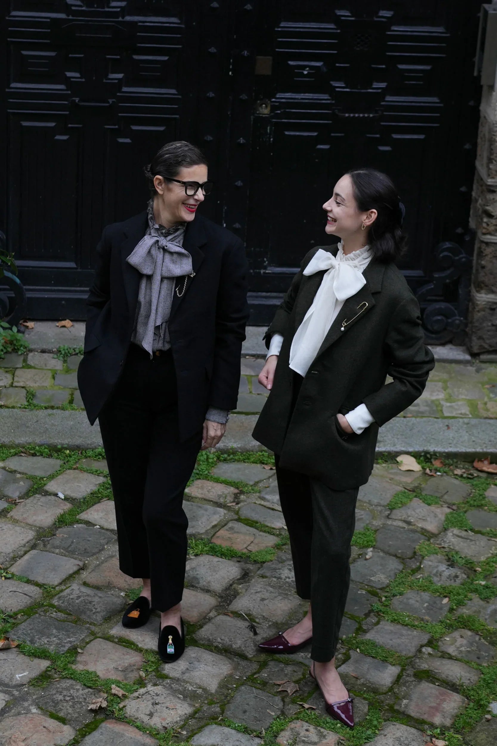 Pantalon fuselé en tweed MOON "Bonnie" - aLORS online store