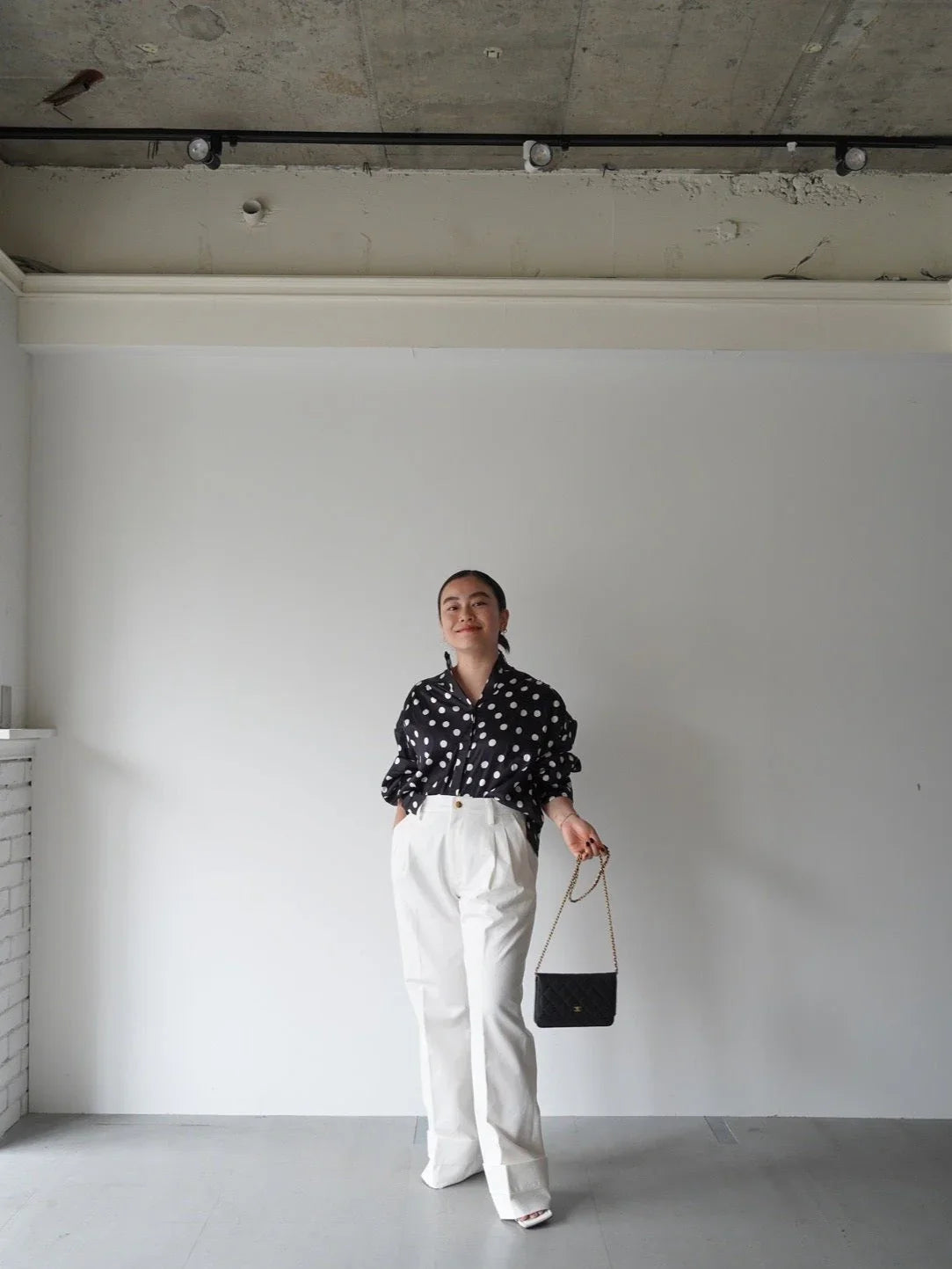 Pantalon chino 【a】ホワイト - aLORS online store