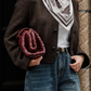 Foulard Ex-libris Paris x aLORS - An Exceptional Collaboration (Ivory x Bordeaux) 90x90cm Scarf