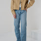 Veste courte en Alcantara Camel Caramel