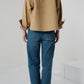 Veste courte en Alcantara Camel Caramel