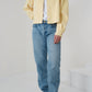 Veste courte en Alcantara Jaune Beurre
