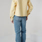 Veste courte en Alcantara Jaune Beurre
