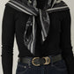 Foulard Ex-libris Paris x aLORS - An Exceptional Collaboration (Ivory x Bordeaux) 90x90cm Scarf