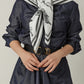 Foulard Ex-libris Paris x aLORS - An Exceptional Collaboration (Ivory x Bordeaux) 90x90cm Scarf