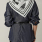 Foulard Ex-libris Paris x aLORS - An Exceptional Collaboration (Ivory x Bordeaux) 90x90cm Scarf