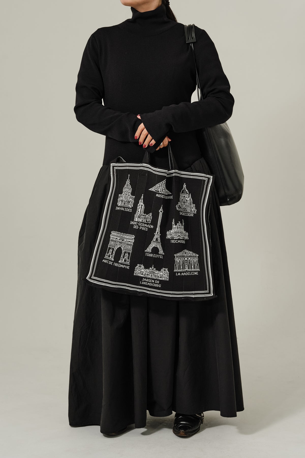 Foulard Ex-libris Paris x aLORS - An Exceptional Collaboration (Ivory x Bordeaux) 90x90cm Scarf