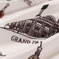 Foulard Ex-libris Paris x aLORS - An Exceptional Collaboration (Ivory x Bordeaux) 90x90cm Scarf