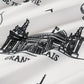 Foulard Ex-libris Paris x aLORS - An Exceptional Collaboration (Ivory x Bordeaux) 90x90cm Scarf
