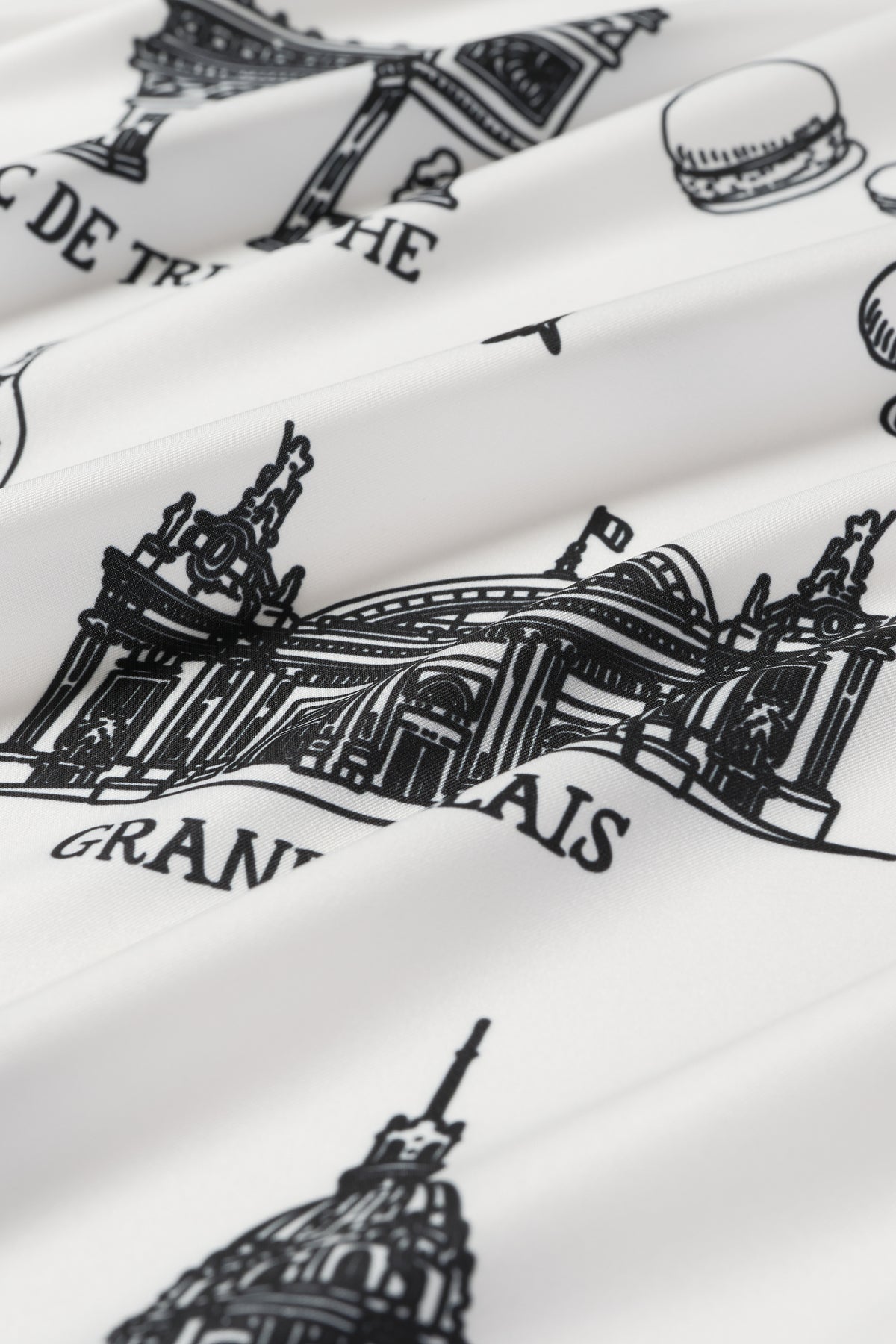 Foulard Ex-libris Paris x aLORS - An Exceptional Collaboration (Ivory x Bordeaux) 90x90cm Scarf