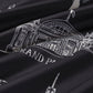 Foulard Ex-libris Paris x aLORS - An Exceptional Collaboration (Ivory x Bordeaux) 90x90cm Scarf