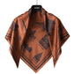 Foulard Ex-libris Paris x aLORS - An Exceptional Collaboration (Ivory x Bordeaux) 90x90cm Scarf