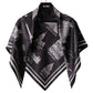 Foulard Ex-libris Paris x aLORS - An Exceptional Collaboration (Ivory x Bordeaux) 90x90cm Scarf
