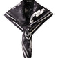 Foulard Ex-libris Paris x aLORS - An Exceptional Collaboration (Ivory x Bordeaux) 90x90cm Scarf