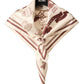 Foulard Ex-libris Paris x aLORS - An Exceptional Collaboration (Ivory x Bordeaux) 90x90cm Scarf