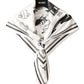 Foulard Ex-libris Paris x aLORS - An Exceptional Collaboration (Ivory x Bordeaux) 90x90cm Scarf