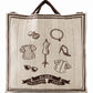 Foulard Ex-libris Paris x aLORS - An Exceptional Collaboration (Ivory x Bordeaux) 90x90cm Scarf