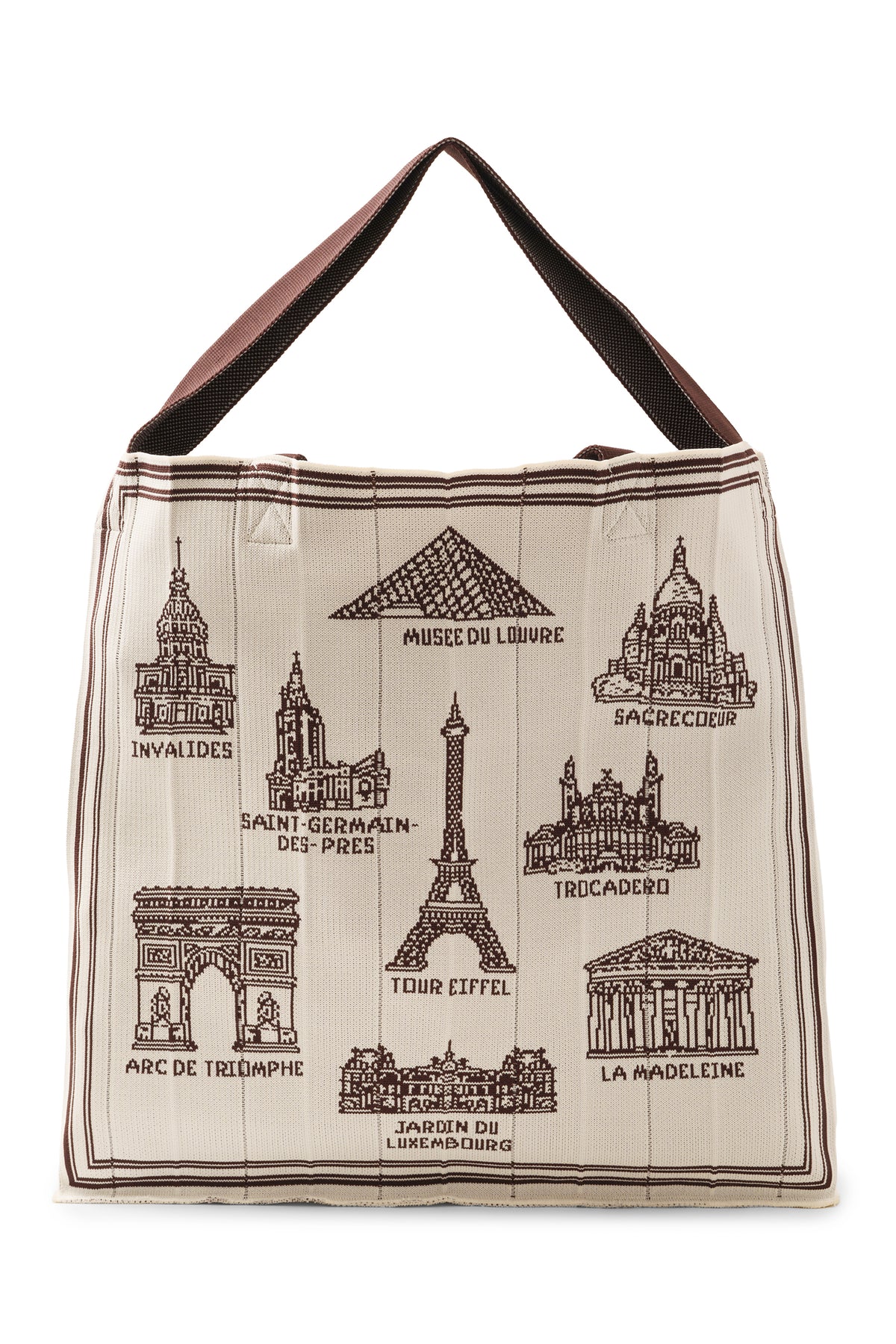 Foulard Ex-libris Paris x aLORS - An Exceptional Collaboration (Ivory x Bordeaux) 90x90cm Scarf
