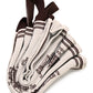 Foulard Ex-libris Paris x aLORS - An Exceptional Collaboration (Ivory x Bordeaux) 90x90cm Scarf