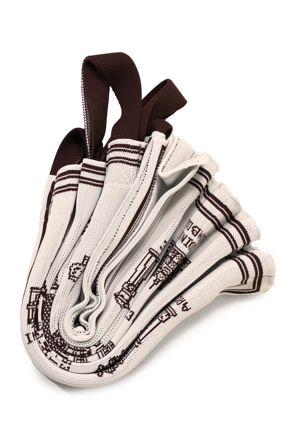 Foulard Ex-libris Paris x aLORS - An Exceptional Collaboration (Ivory x Bordeaux) 90x90cm Scarf