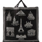 Foulard Ex-libris Paris x aLORS - An Exceptional Collaboration (Ivory x Bordeaux) 90x90cm Scarf