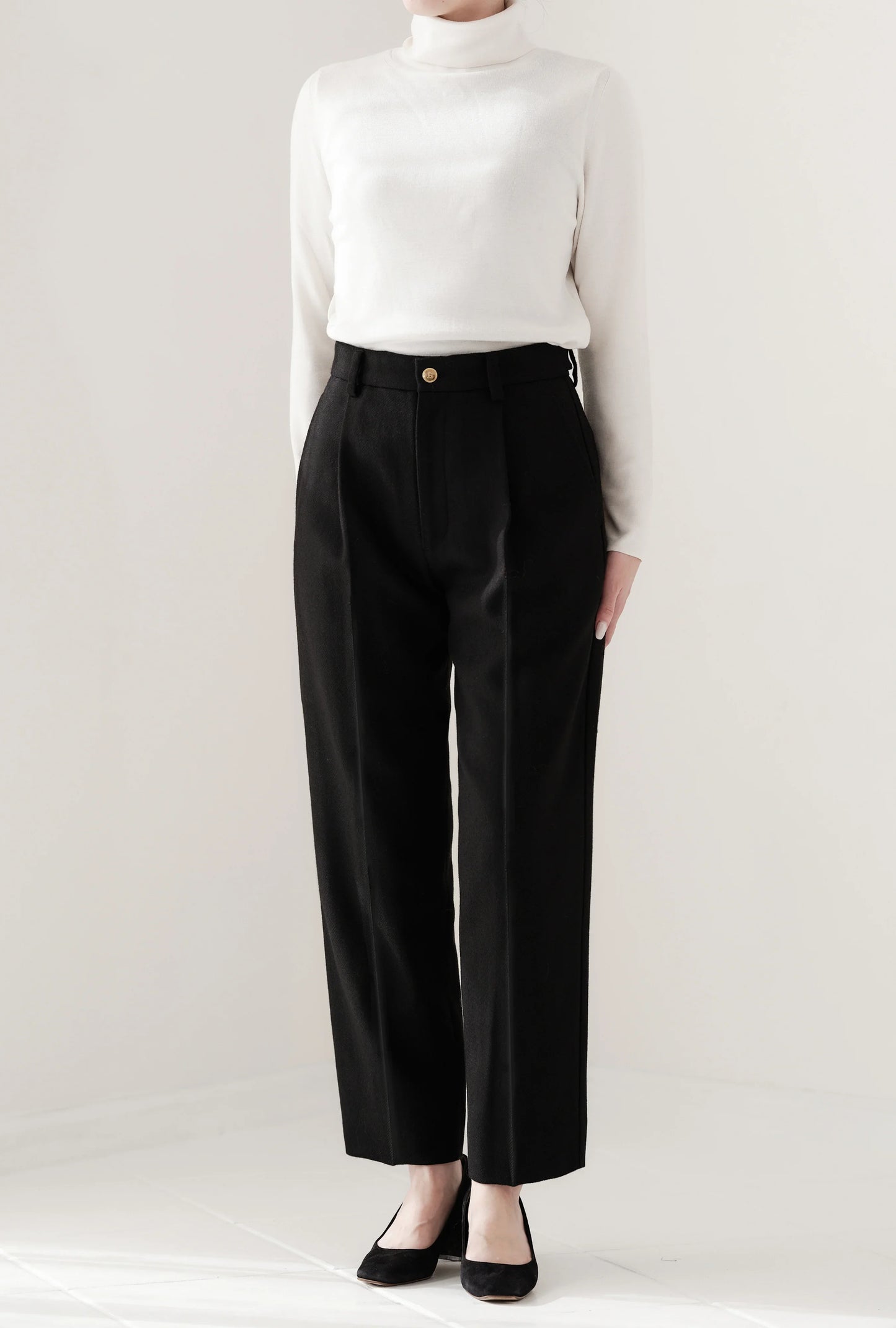 Pantalon fuselé en tweed MOON "Bonnie" - aLORS online store