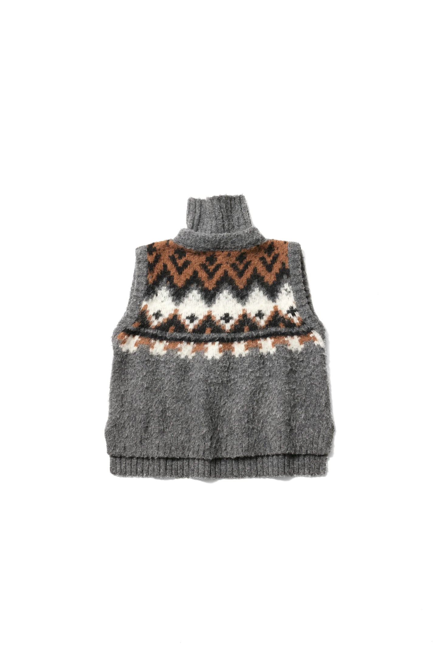 Gilet en tricot jacquard à fils tirés "Ériu" - aLORS online store
