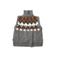 Gilet en tricot jacquard à fils tirés "Ériu" - aLORS online store