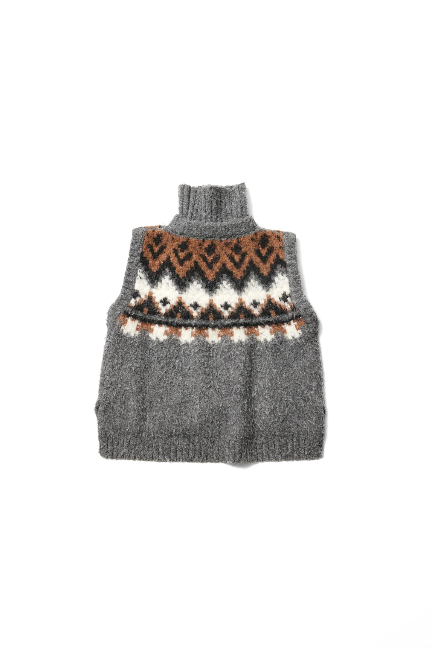 Gilet en tricot jacquard à fils tirés "Ériu" - aLORS online store