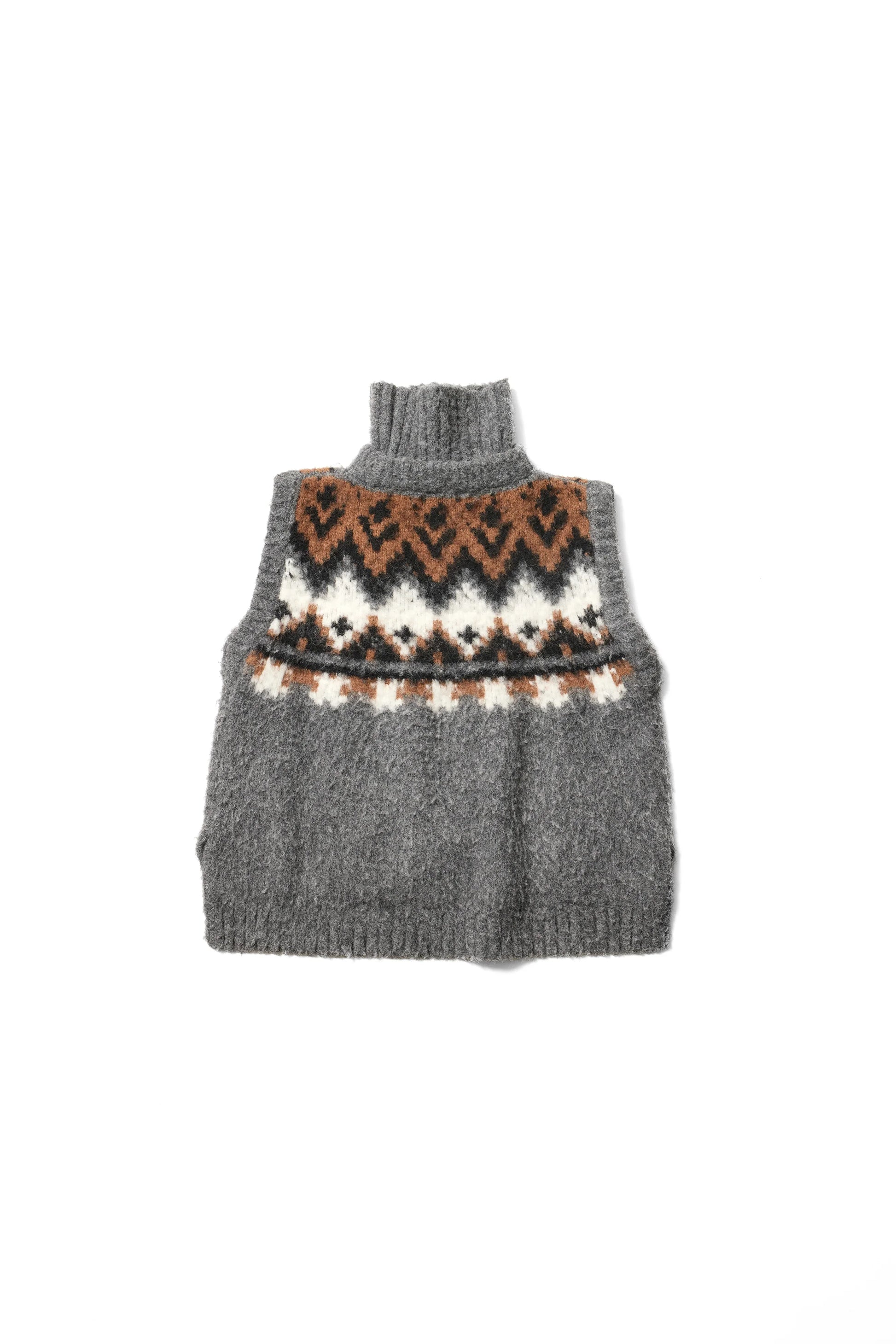 Gilet en tricot jacquard à fils tirés "Ériu" - aLORS online store
