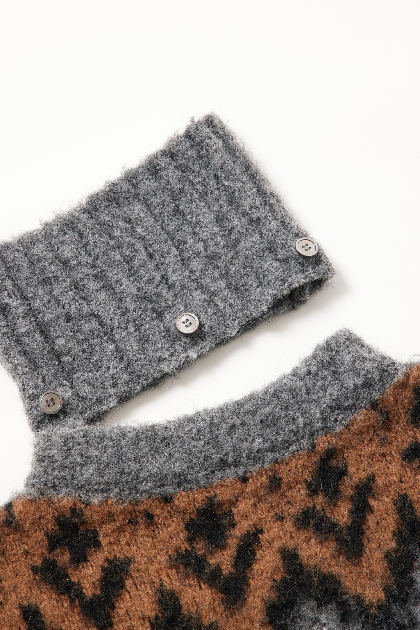 Gilet en tricot jacquard à fils tirés "Ériu" - aLORS online store