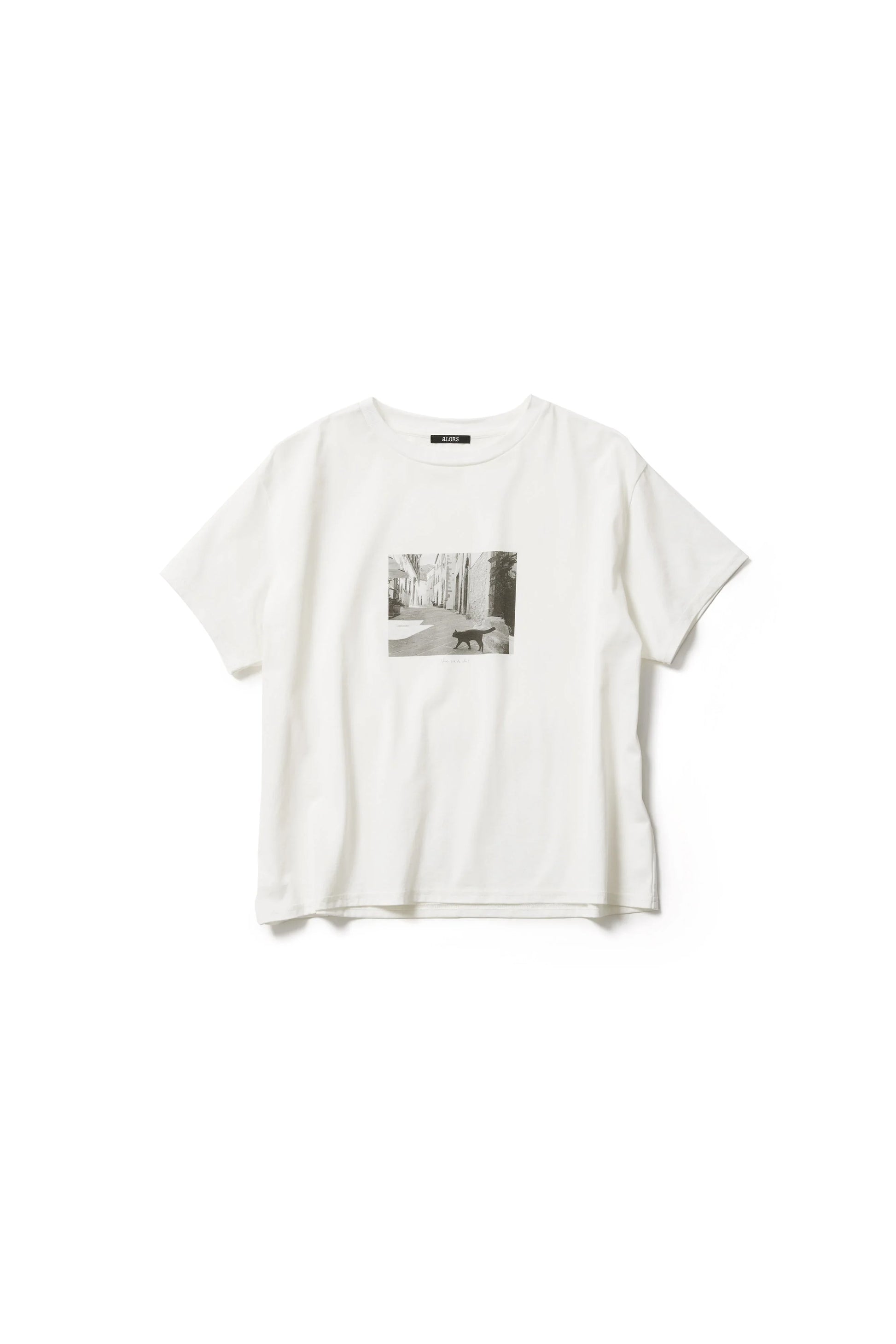 T-shirt à manches courtes【Une vie de chat】 - aLORS online store