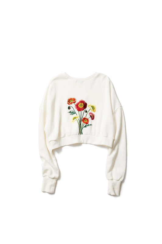 "Vivaldi!" Collection limited edition Sweat-shirt【Coquelicots】 - aLORS online store