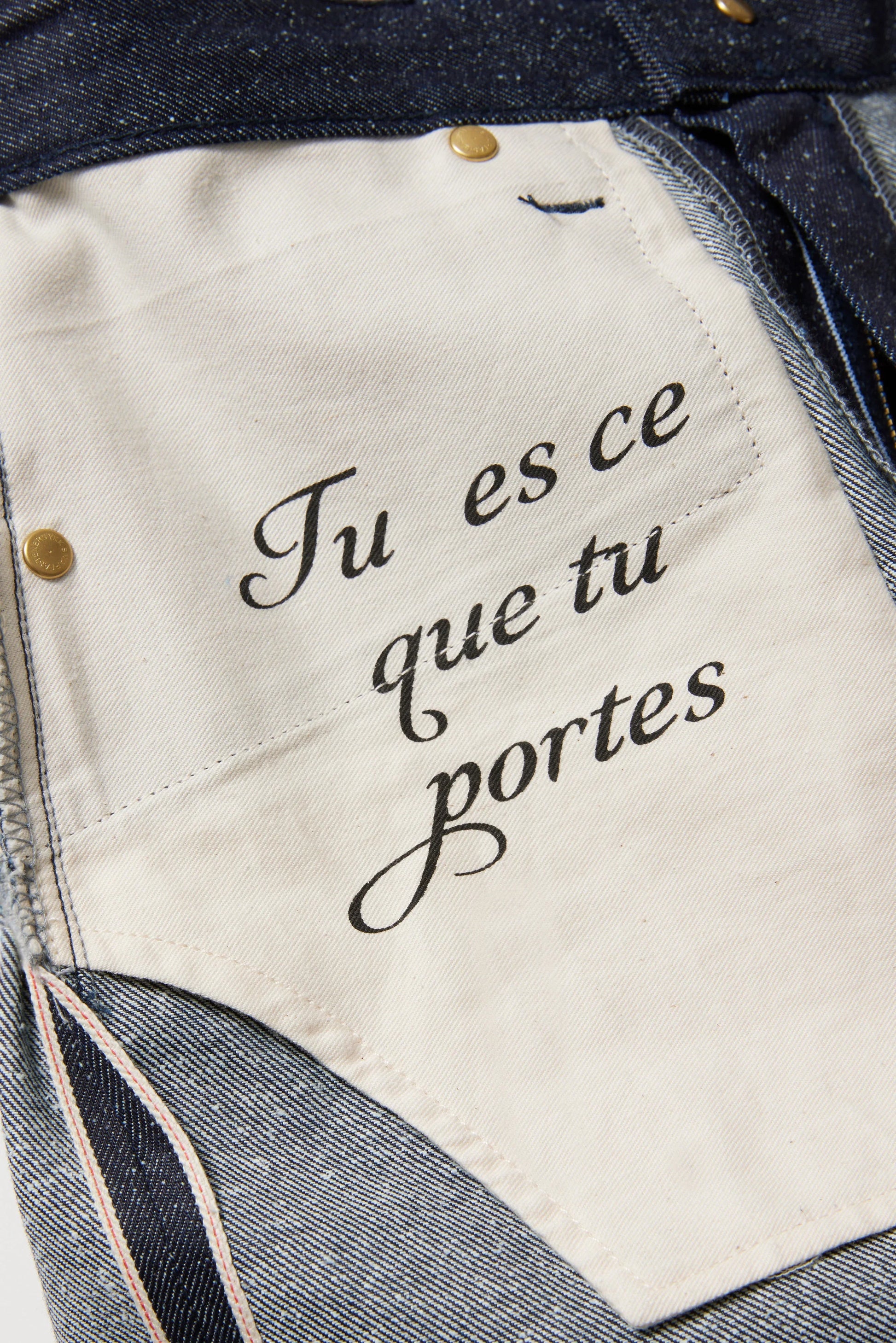 【Jean a】Indigo sucre glace　 - aLORS online store