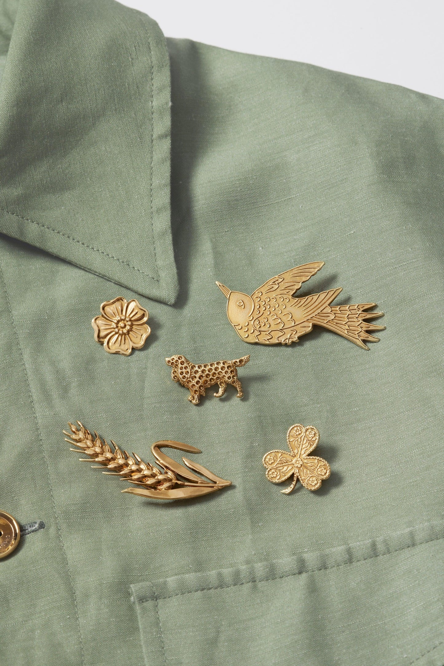 Veste avec broches【Déméter】masculin　 - aLORS online store