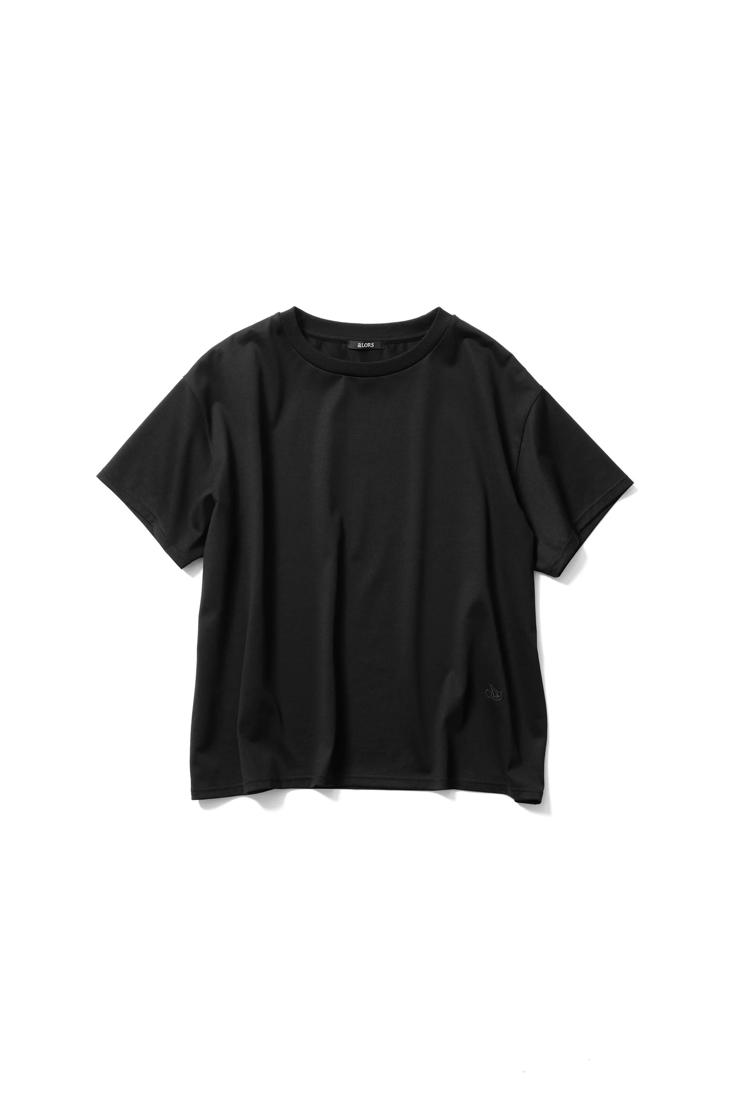 T-shirt à manches courtes 【a】ブラック - aLORS online store