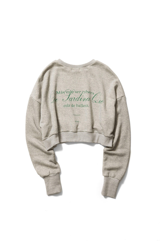 Sweat-shirt Sardina グレー - aLORS online store