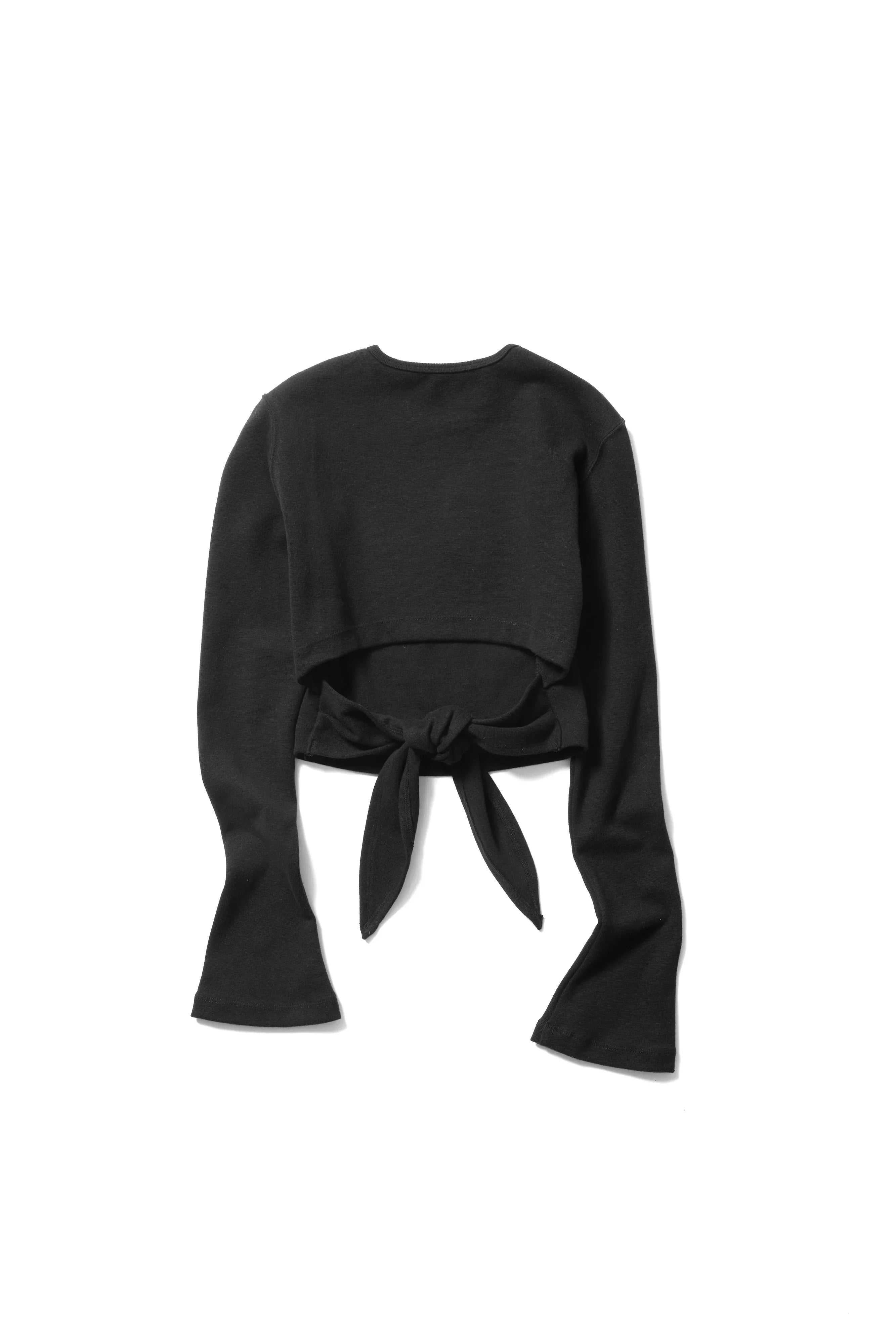 alors parisバックオープンクロップドリボンカットソー Cut&sewn – aLORS online store