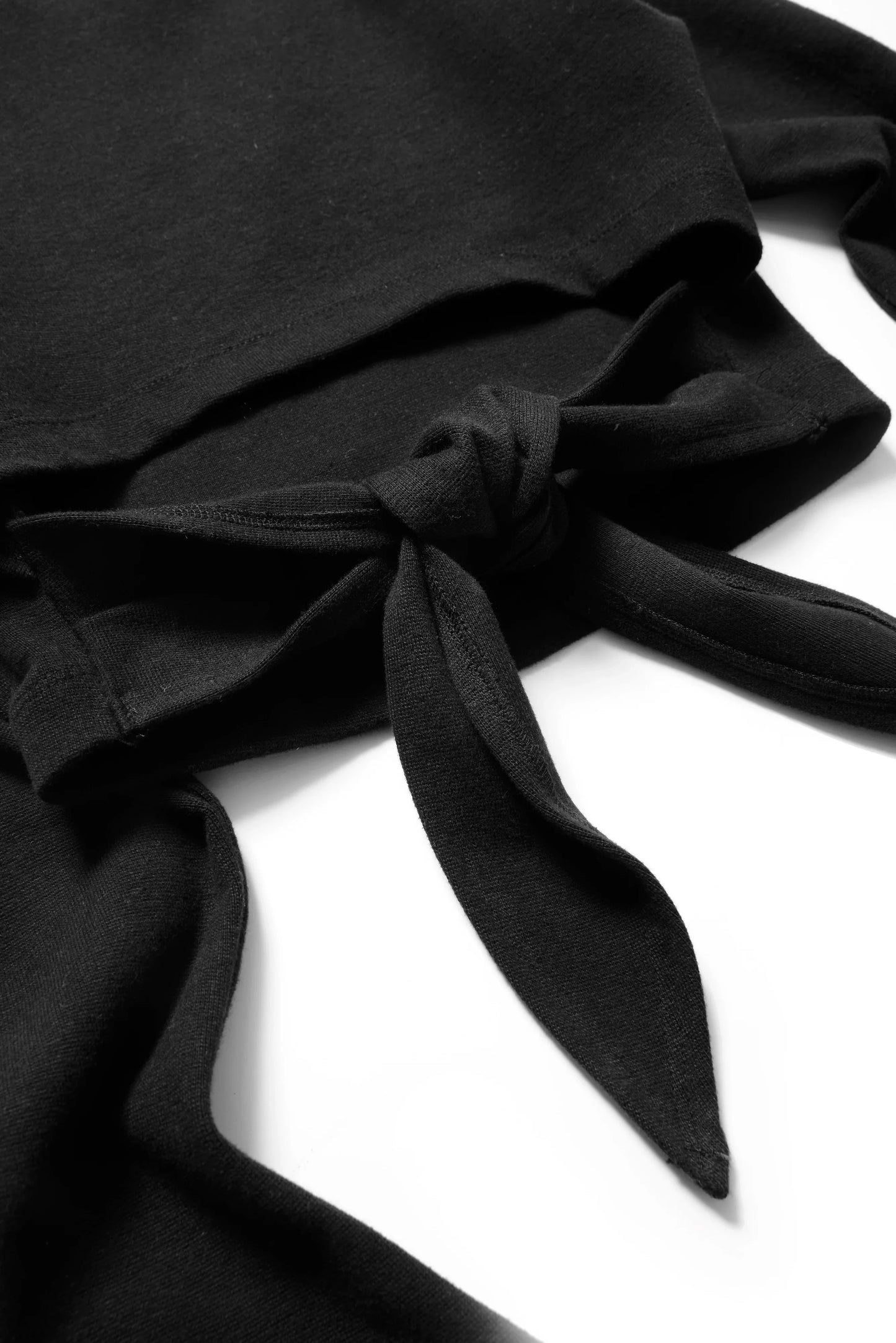 Haut court ouvert au dos Ondine ブラック　 - aLORS online store